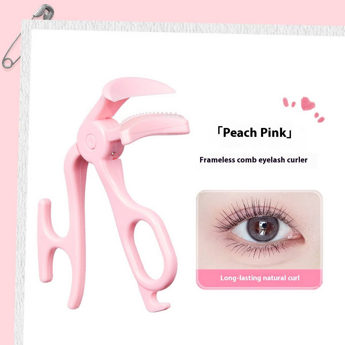 Frameless Comb Lash Curler, Portable & Precise