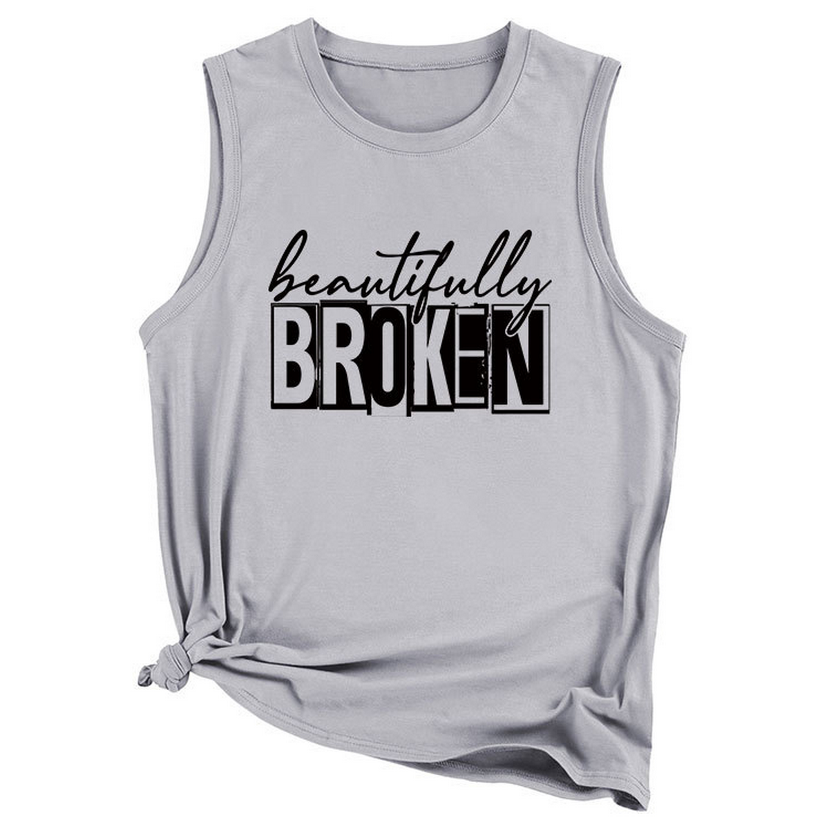 Women??¢s Casual Plus Size Tank Top, Loose Fit_CWTTSL0422