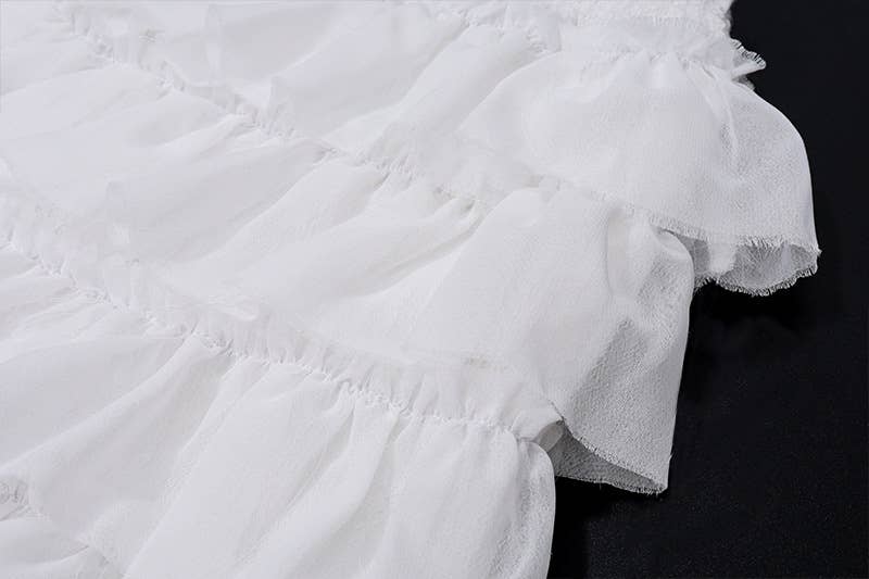 Knitted lace-up cardigan top cake shorts set