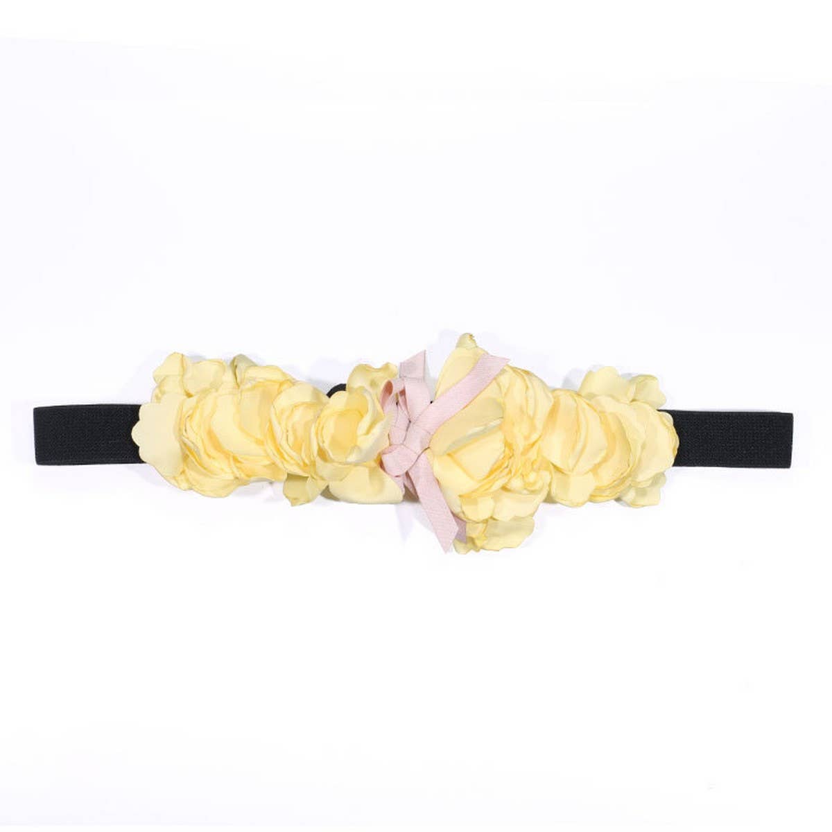 Boho Floral Elastic Waist Belt for Dresses_CWMM6407