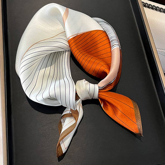 Silk Square Scarf - Elegant Mulberry Wrap