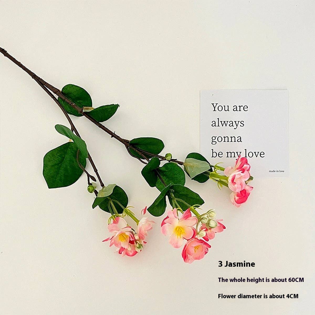 Faux Jasmine & Begonia Bouquet for Home Decor