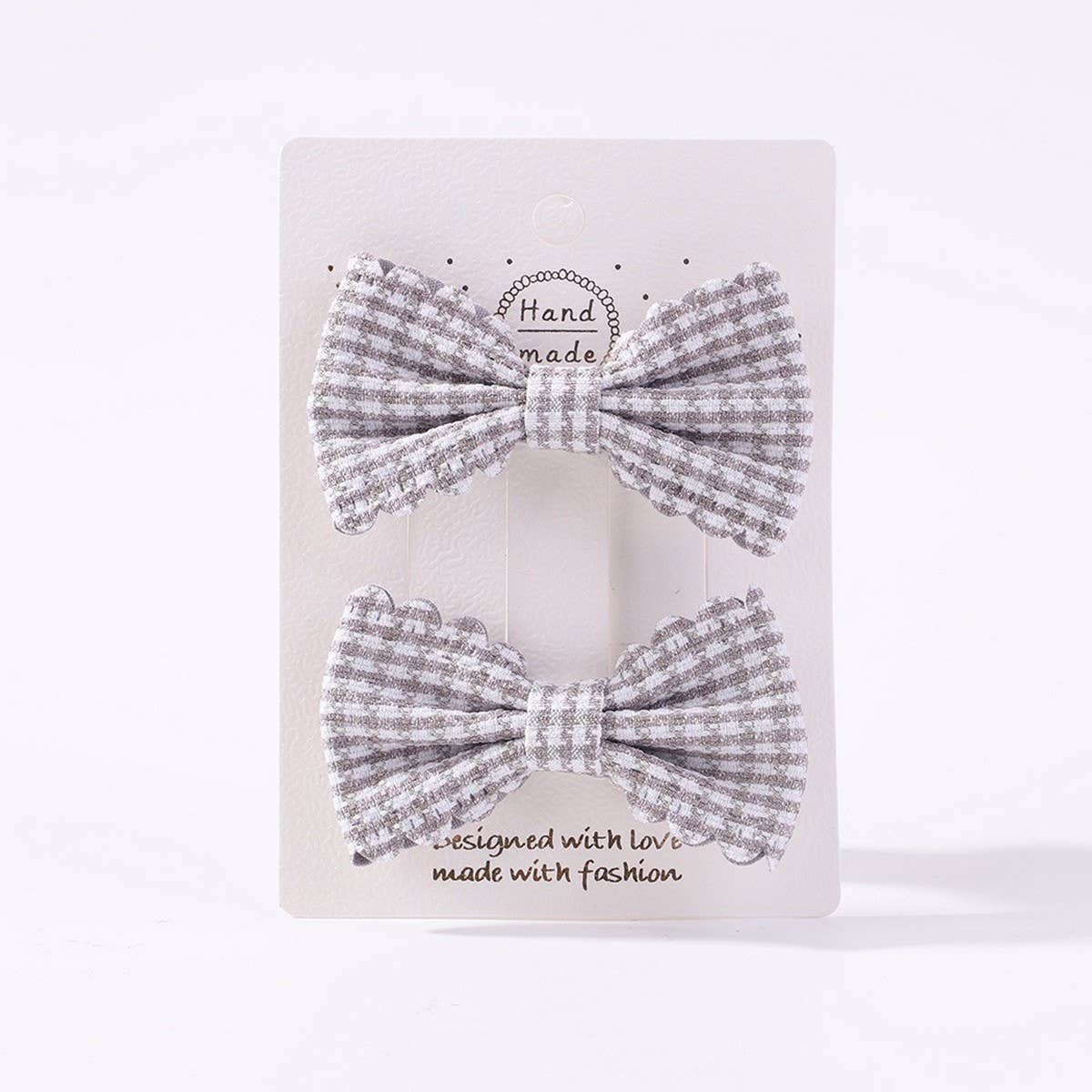 Girls¡¯ Plaid Lace Hair Clips ? Daily & Princess