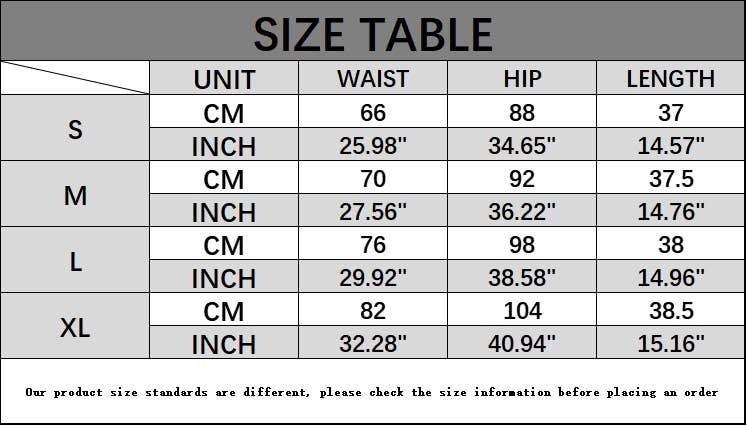 Multi-bag and multi-button denim stretch skirt