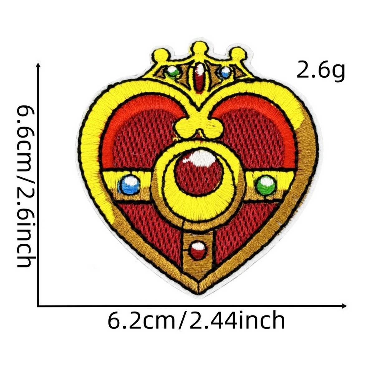 GIRL CARTOON MAGIC WARRIOR EMBROIDERED PATCH