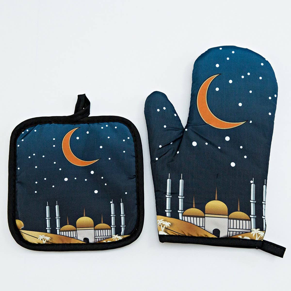 KITCHEN HEAT RESISTANT THICK ANTI-SCALDING GLOVES_CWMM1457