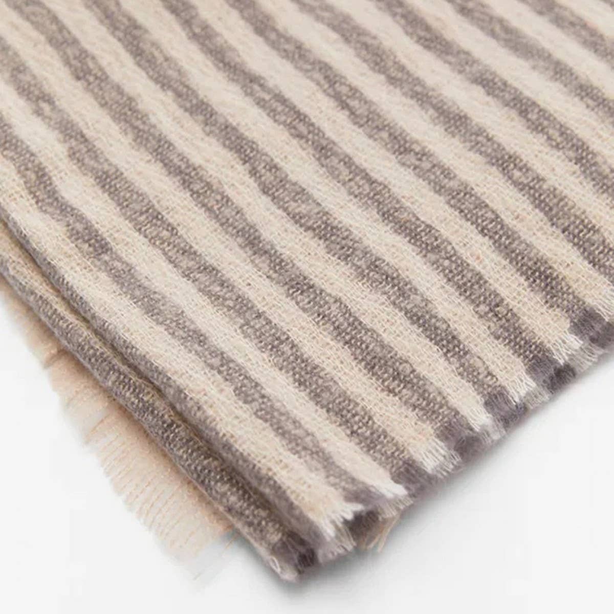 Striped Layered Scarf Wrap ??Soft Oversized Shawl_CWASC2335