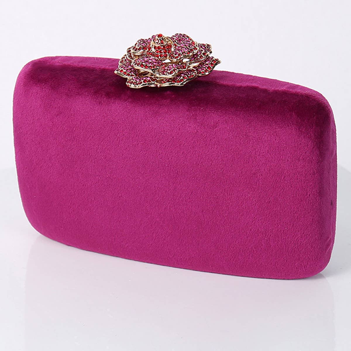 FASHION FLOWER DIAMOND SHOULDER BAG CLUTCH BAG_CWAB0601