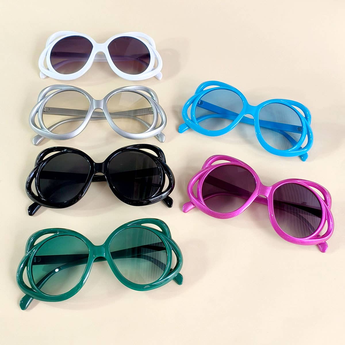 2024 NEW HOLLOW OVAL LARGE FRAME SUNGLASSES WOMEN_CWASG0242