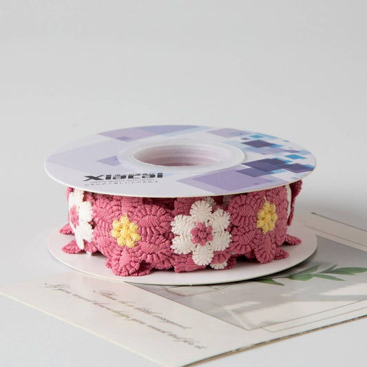 LACE EMBROIDERY FLOWER LACE DIY FABRIC RIBBON