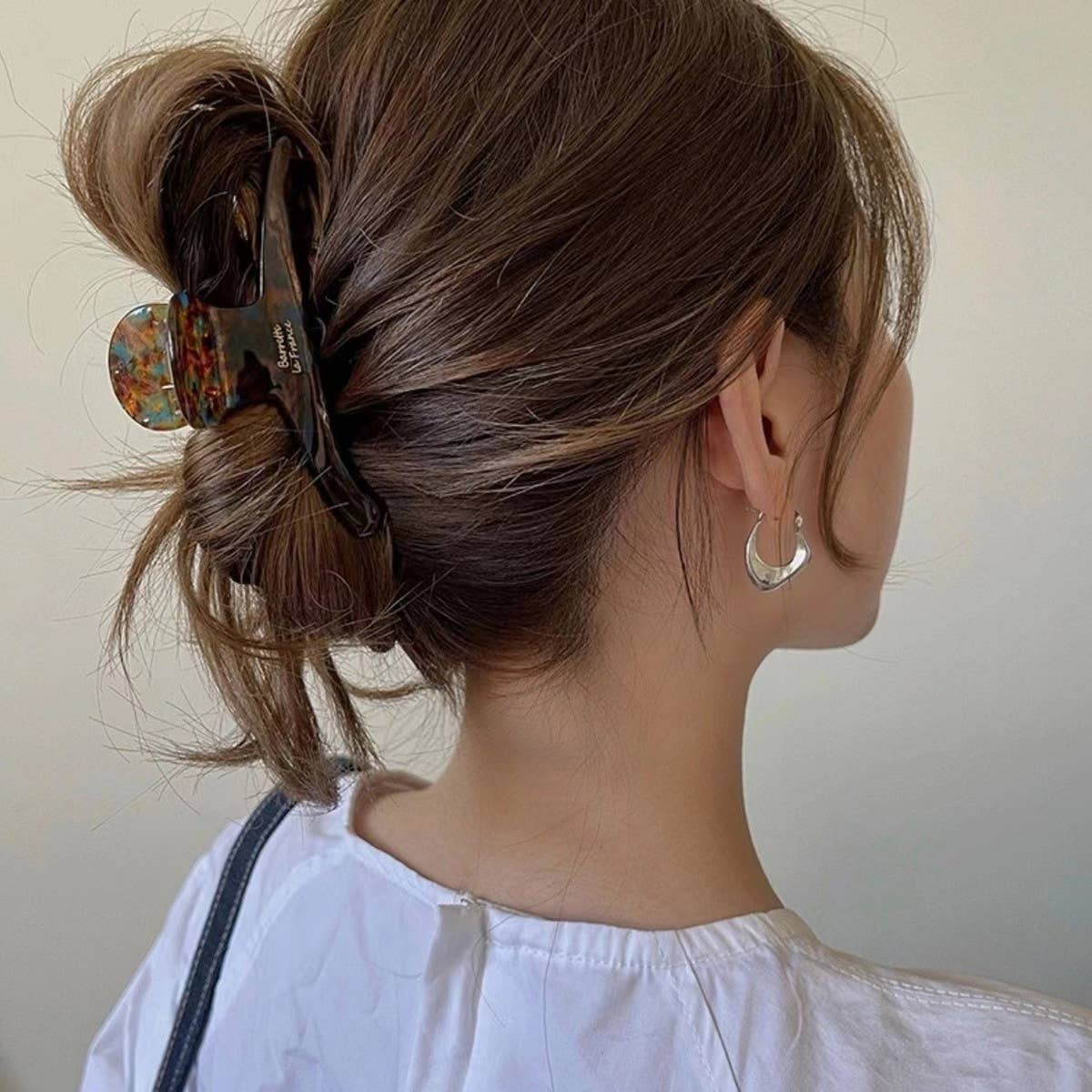 MEDIUM CURVED LINE ACETATE HAIRPIN CLIP_CWAHA1323