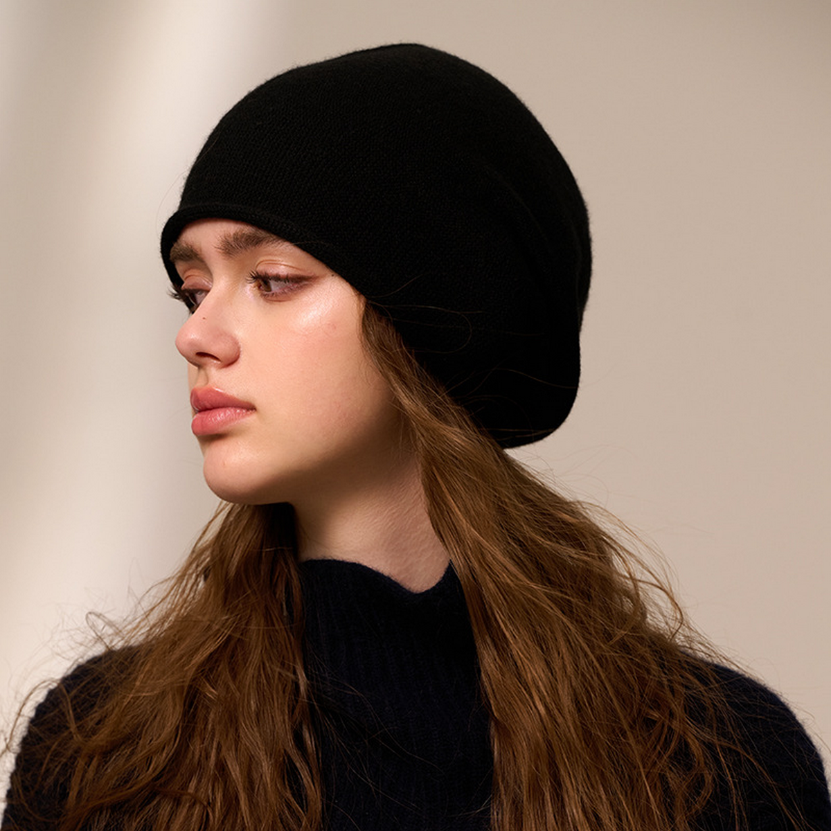 Women??¢s Knit Beanie ??Warm Cashmere Cuffed Hat_CWAH3993