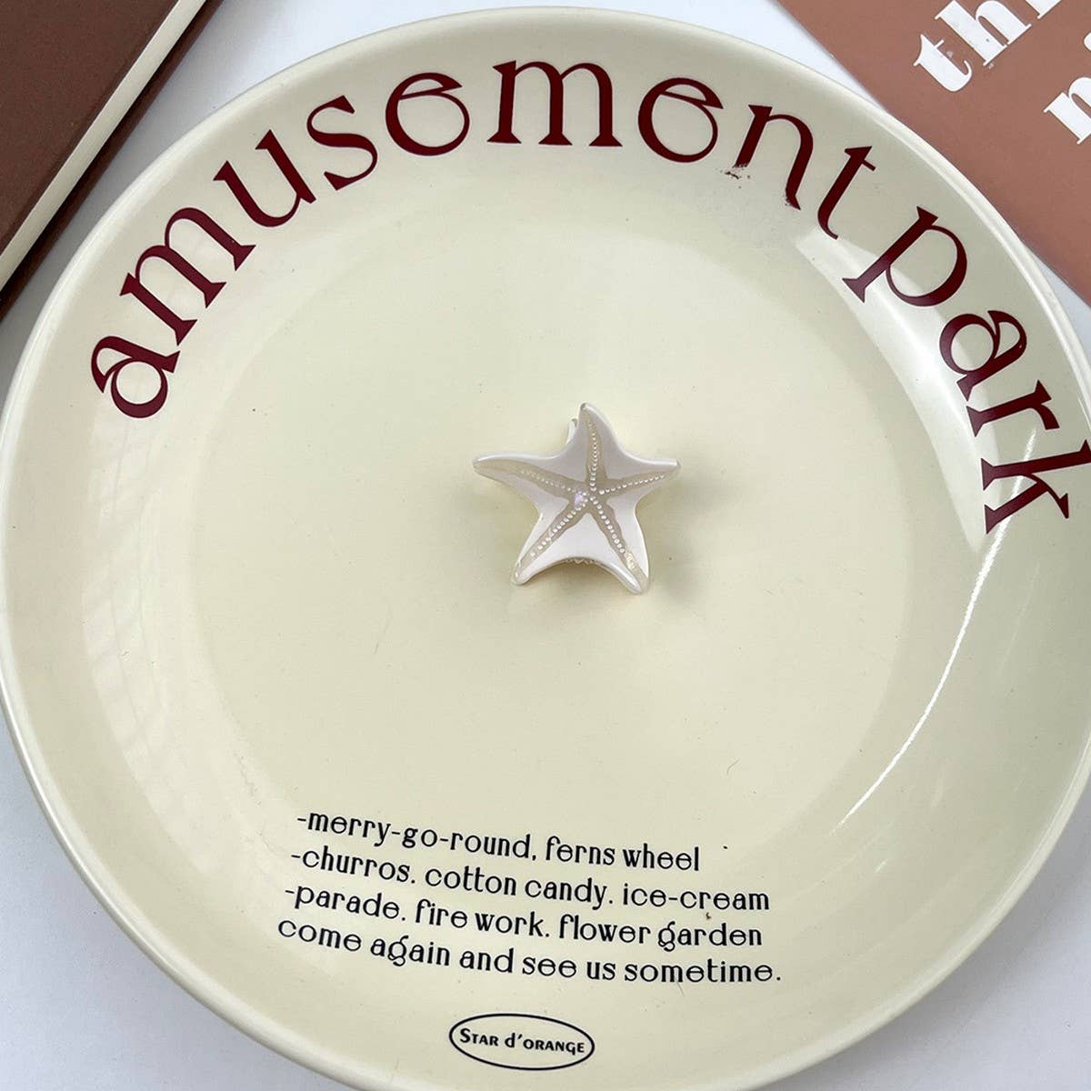 Mini Ocean Starfish Hair Claw, Chic Side Clip