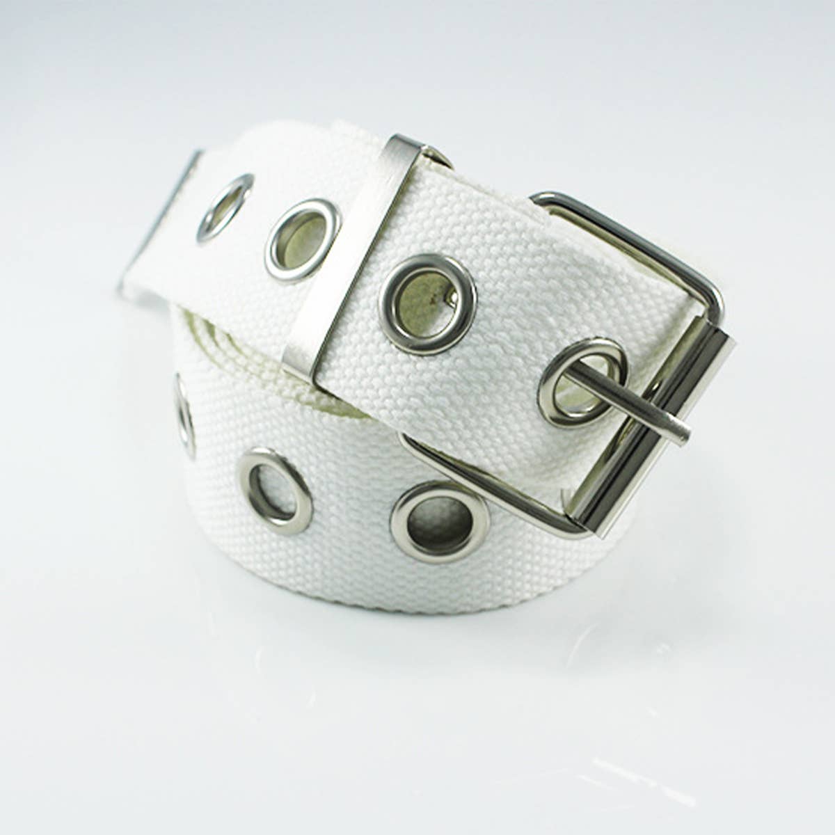 CWABE0953_CANVAS BELT WITH FULL HOLE EYELETS