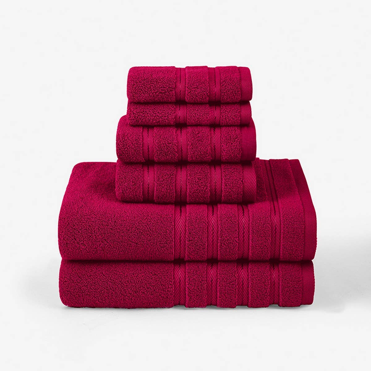 SIX-PIECE SOFT ABSORBENT FACE AND BATH TOWEL SET_CWMM2283