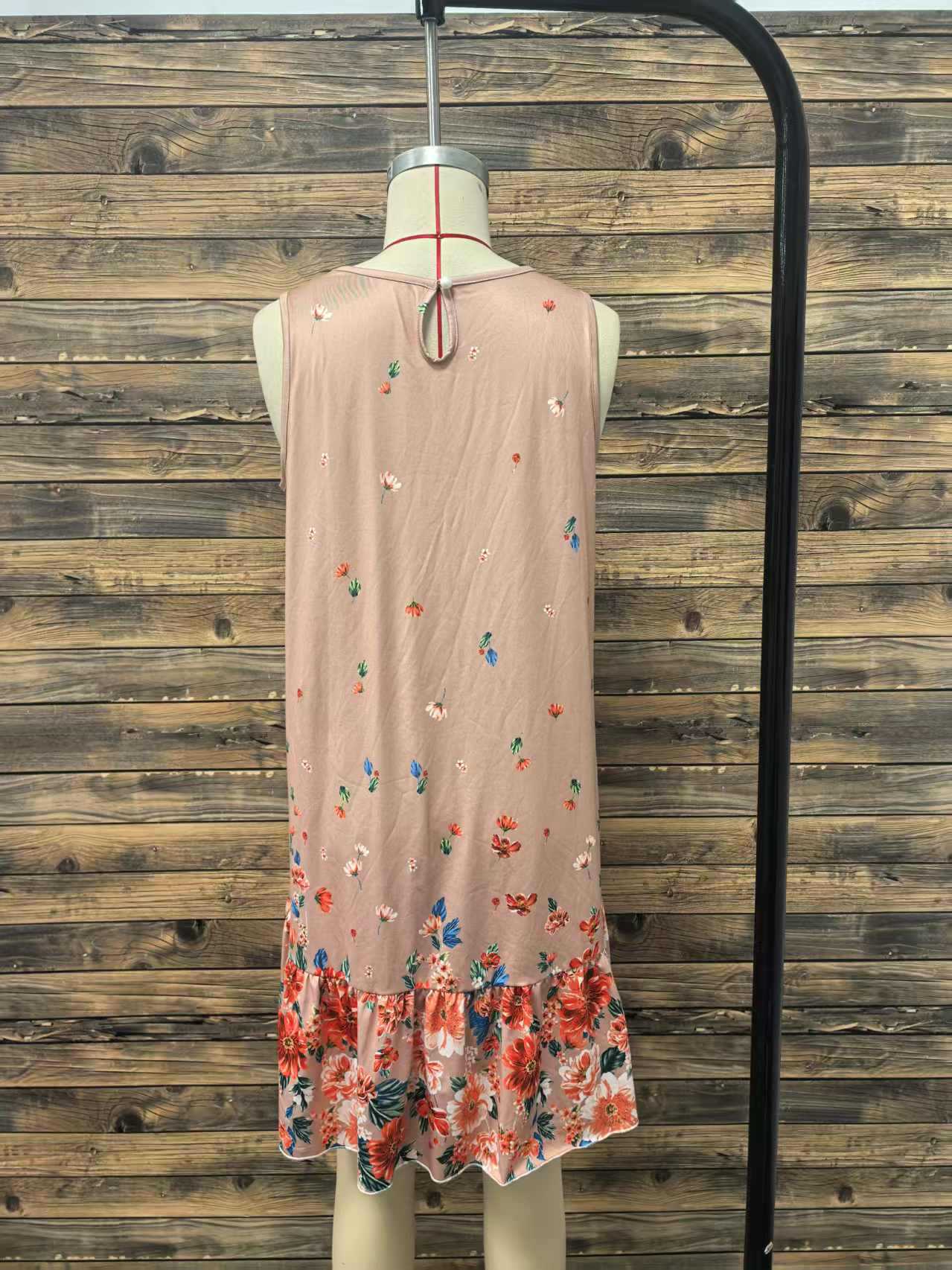 Loose and versatile short-sleeved short dress