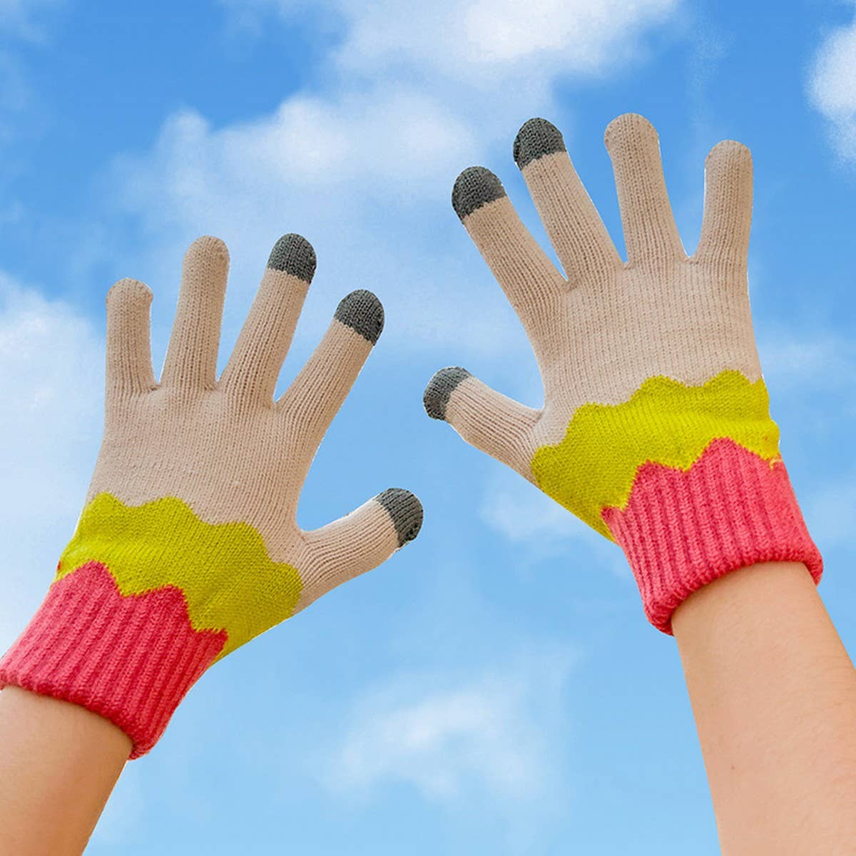 Cute Knit Gloves for Women ? Touchscreen Warm_CWAG0147