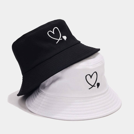 CWAH3173_FASHIONABLE HEART EMBROIDERED BUCKET HAT