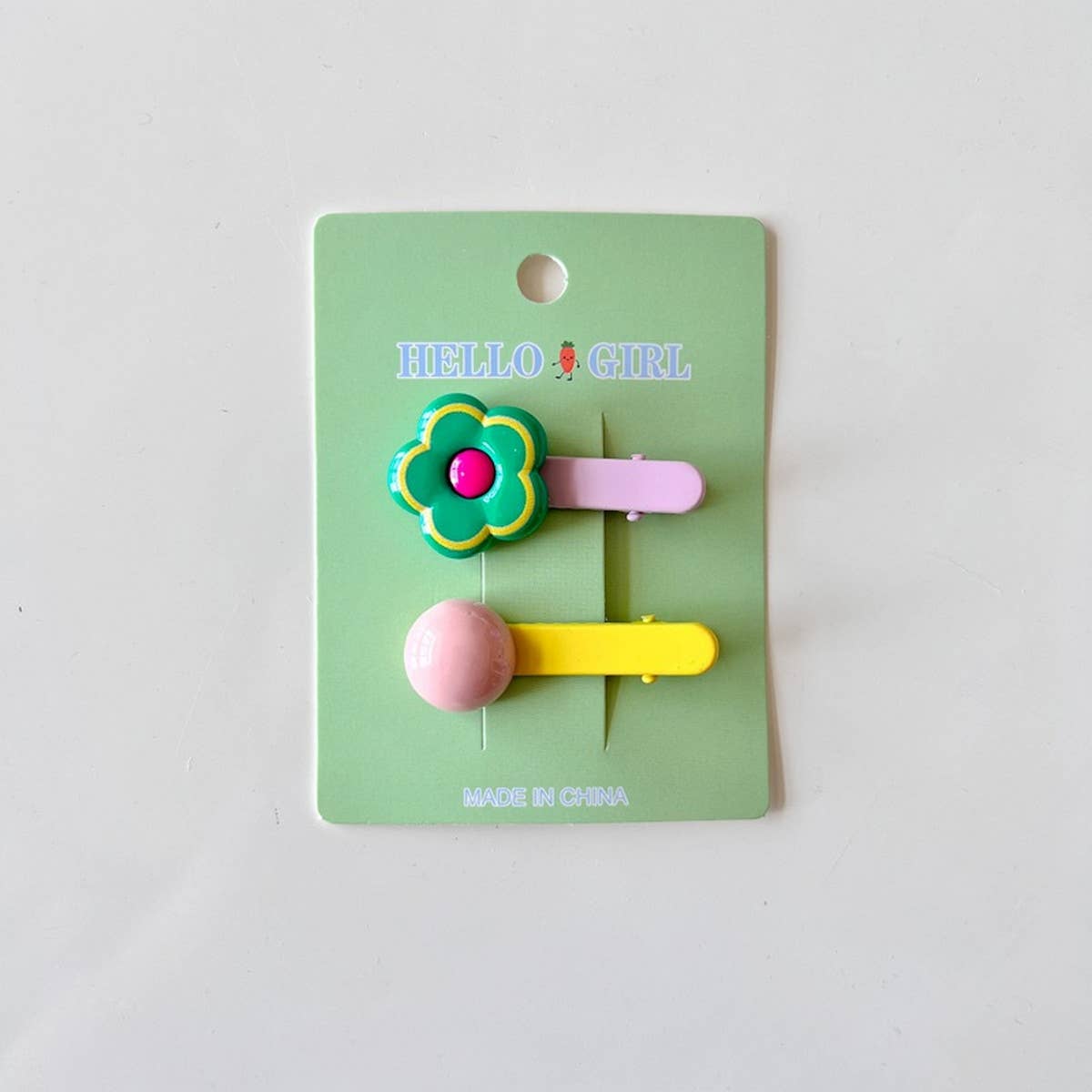 CHILDREN'S FLOWER ROUND BEAD HAIRPIN_CWAHA1821