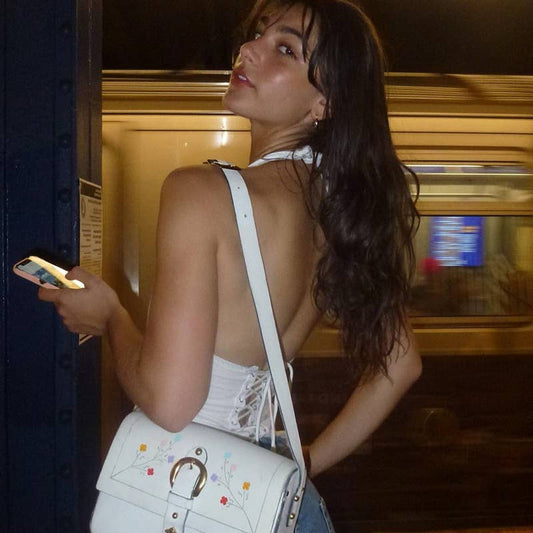 V-neck Low Cut Backless Cropped Halter Top