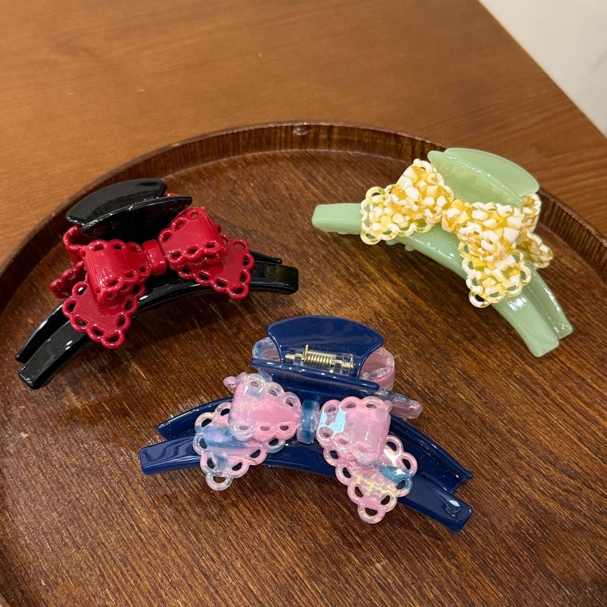 CWAHA4521_SWEET LACE BOW HAIR CLIP