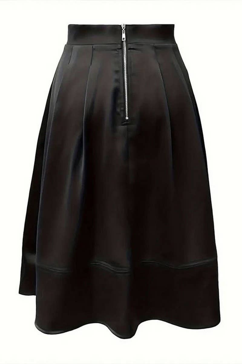 CWBMS0430_SPRING AND SUMMER COMMUTER PLEATED SKIRT