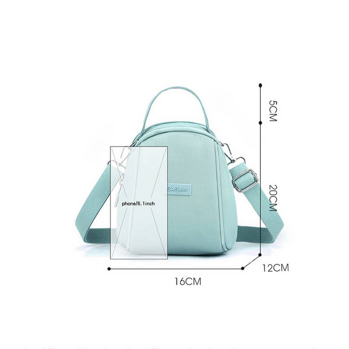 SIMPLE TRENDY FASHION SHOULDER MESSENGER BAG_CWAB3491