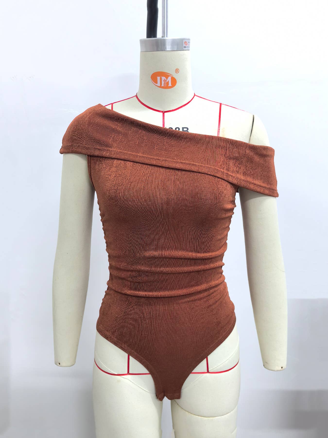 SEXY SLIM FASHION ONE-SHOULDER ONESIE