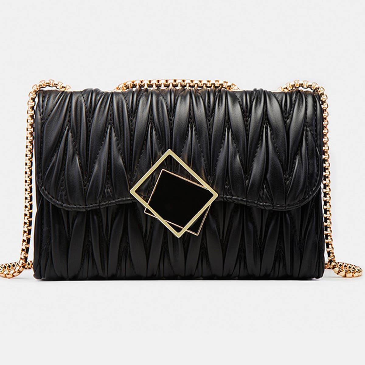 FASHIONABLE PLEATED CROSSBODY BAG AND SHOULDER BAG_CUAB0177