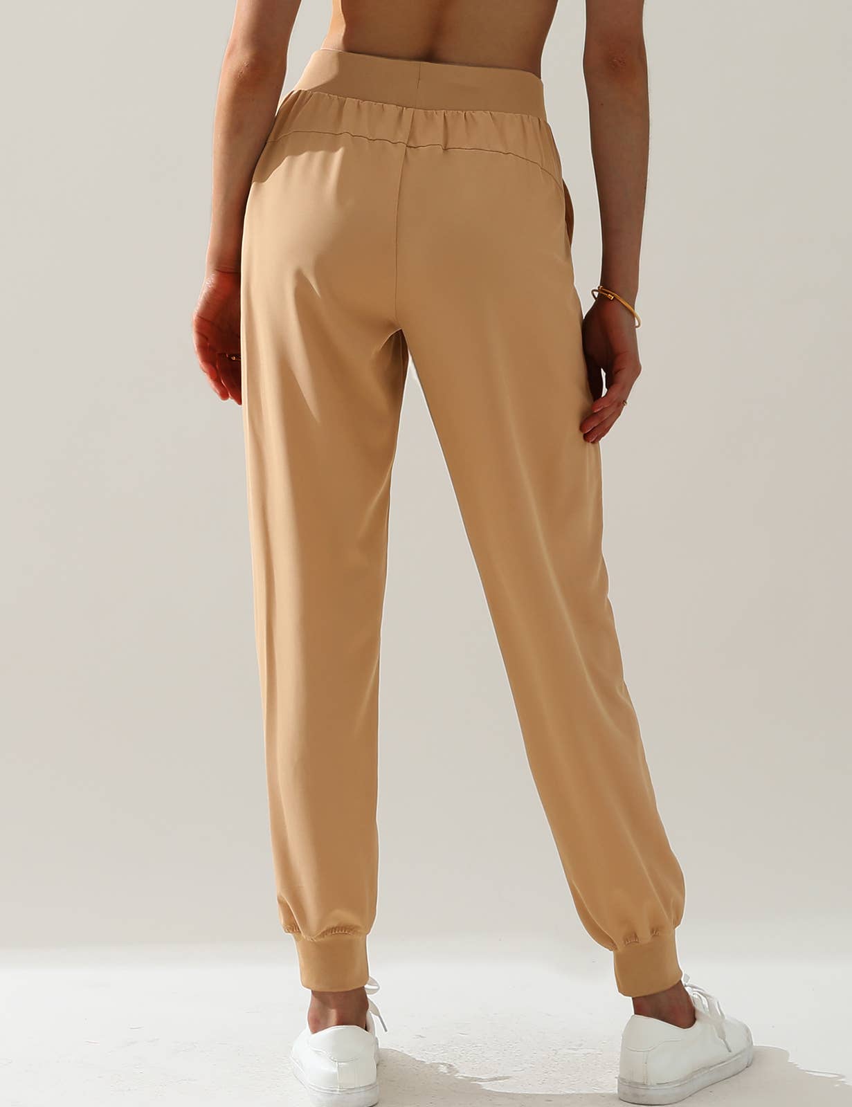 CWBLP423_Elastic Band Waist With Side Pocket Pants