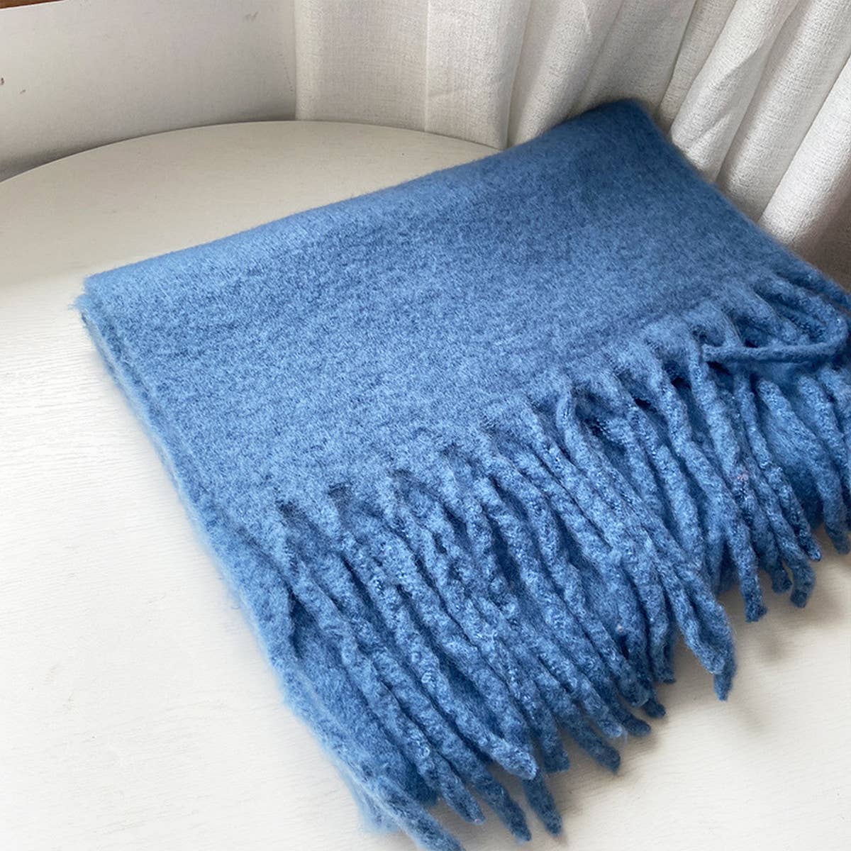 Soft Mohair Feel Scarf - Cozy Winter Wrap_CWASC0323