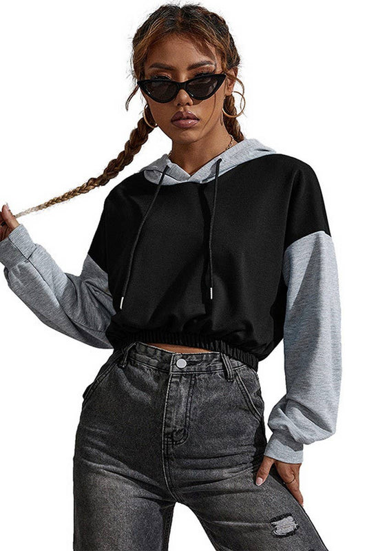 CWOHOL0383_Casual Long Sleeve Hoodie Knitted Top