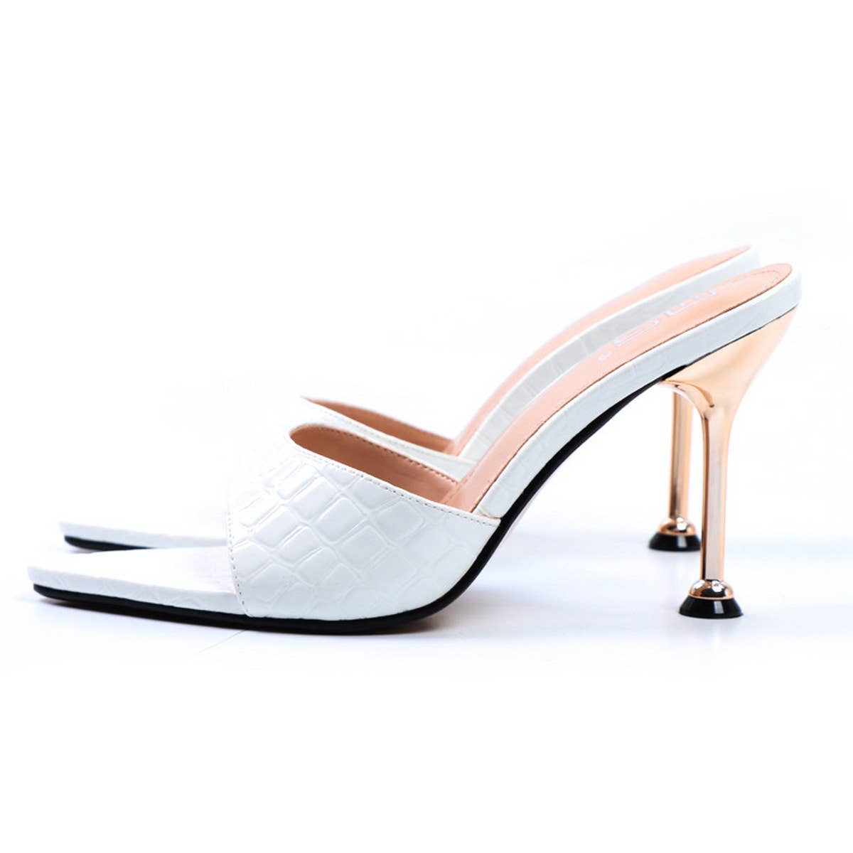 SNAKESKIN PATTERN POINTED TOE STILETTO PUMPS_CWSHS0609