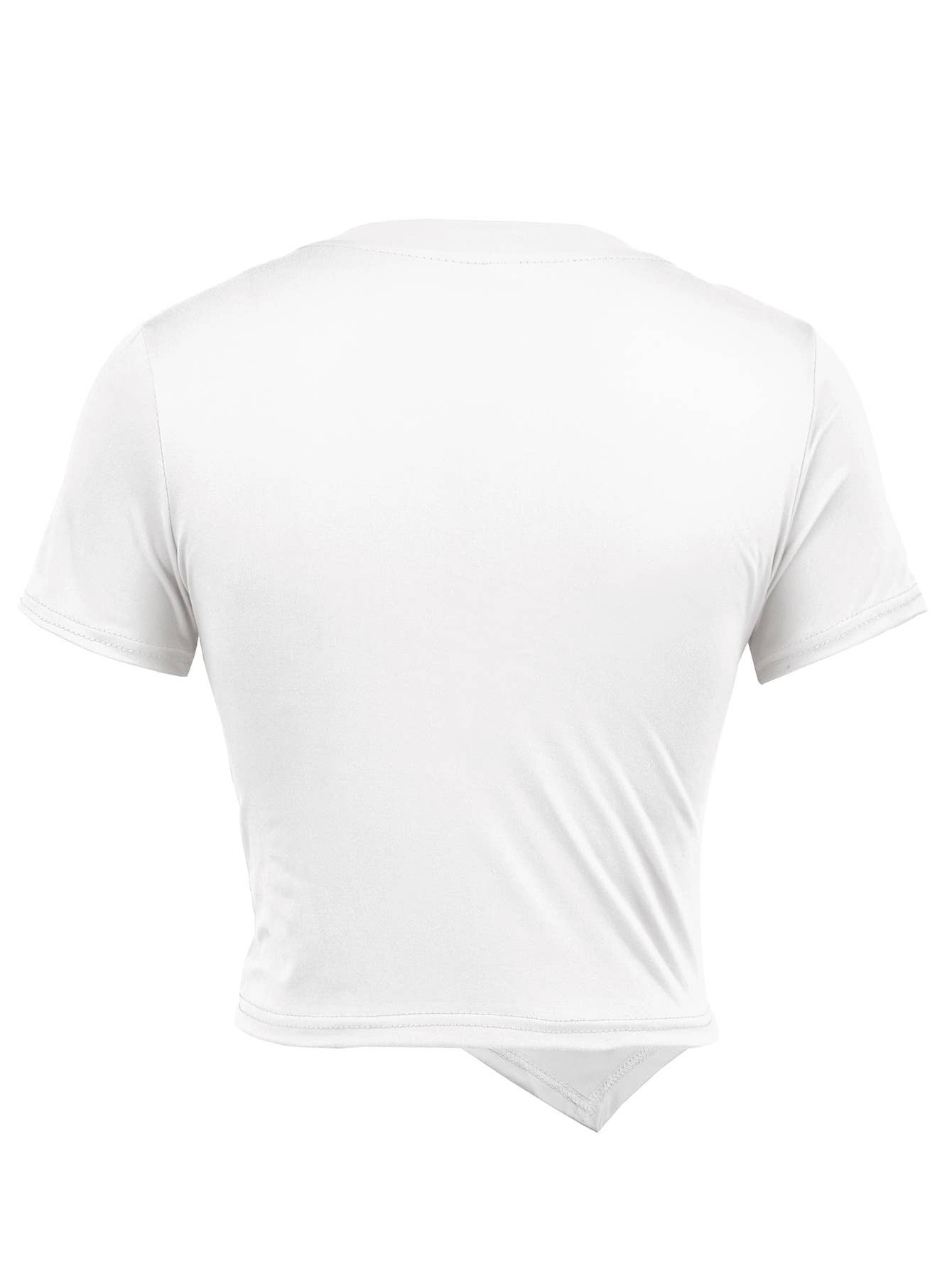 Knitted short-sleeved Casual, form-fitting,top