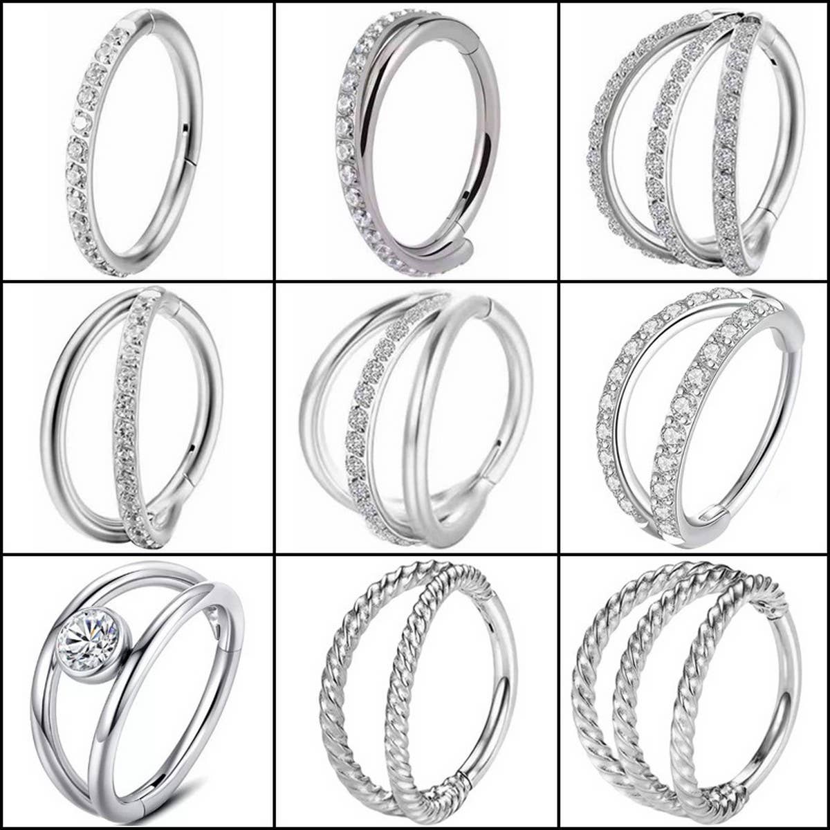 Closed Hoop Nose Ring 316 Stainless