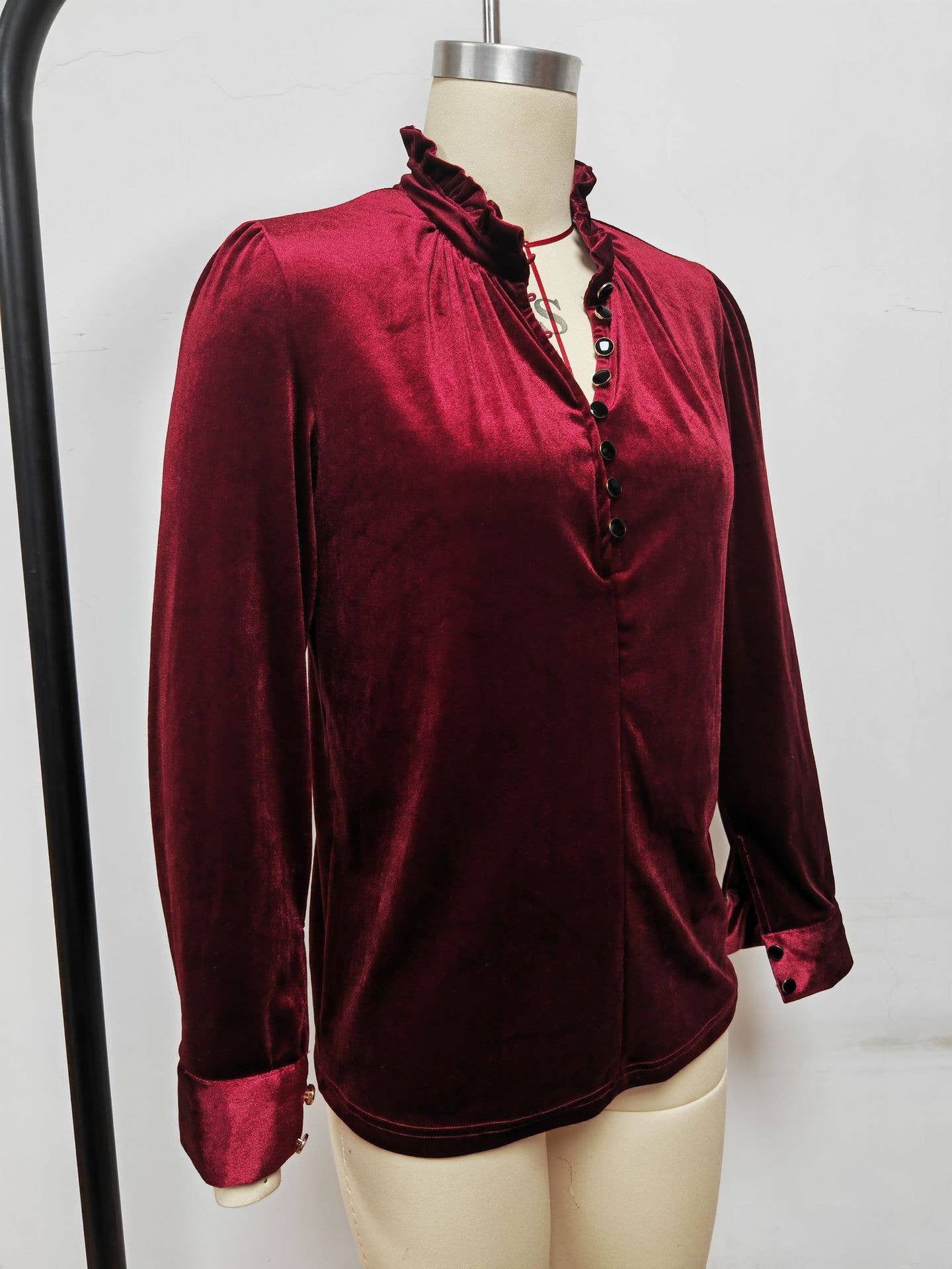 SEXY V-NECK LONG SLEEVE SHIRT IN CANARY