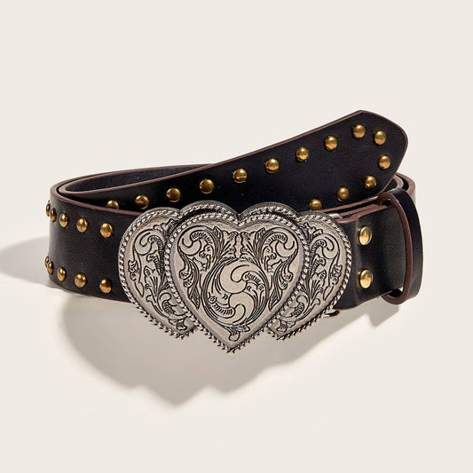 CWABE0561_PUNK HEART TOOL BELT WITH RIVETS