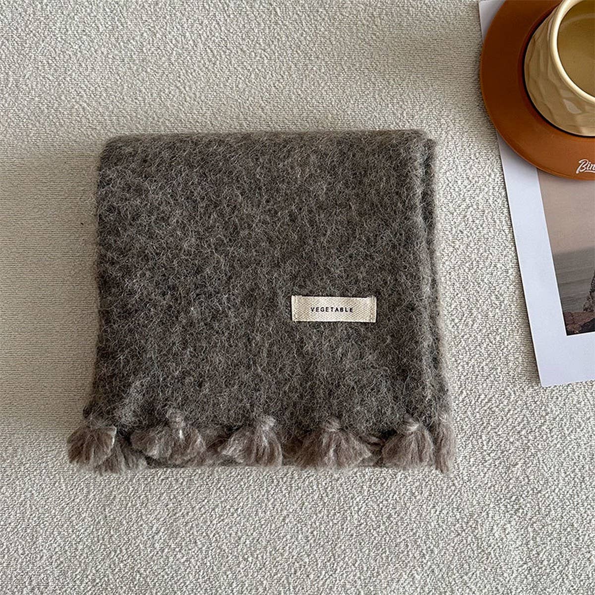 Soft Knit Scarf ??Thick Tassel Winter Warm Wrap_CWASC2292