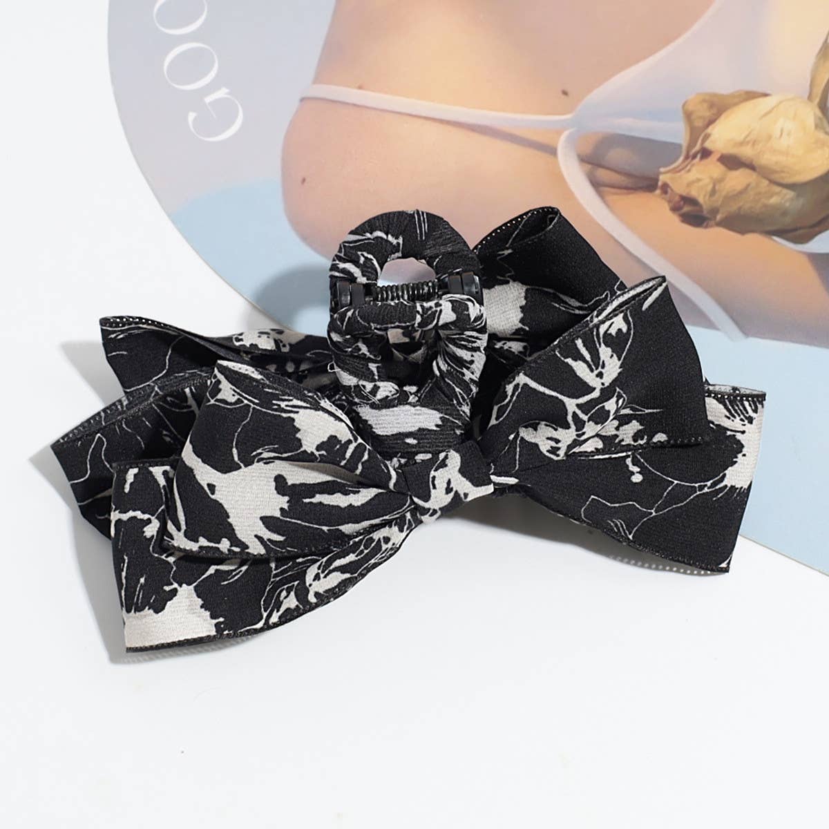 HOT SALE RETRO FLORAL BOW CLIP