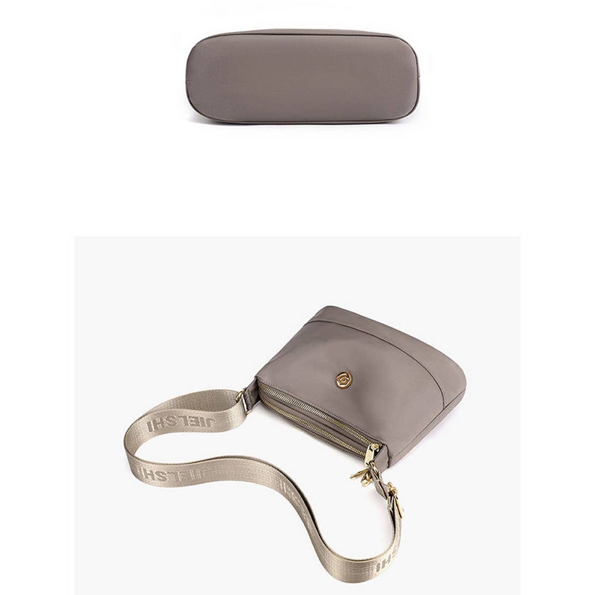 NYLON CLOTH CASUAL SHOULDER MESSENGER BAG_CWAB3532