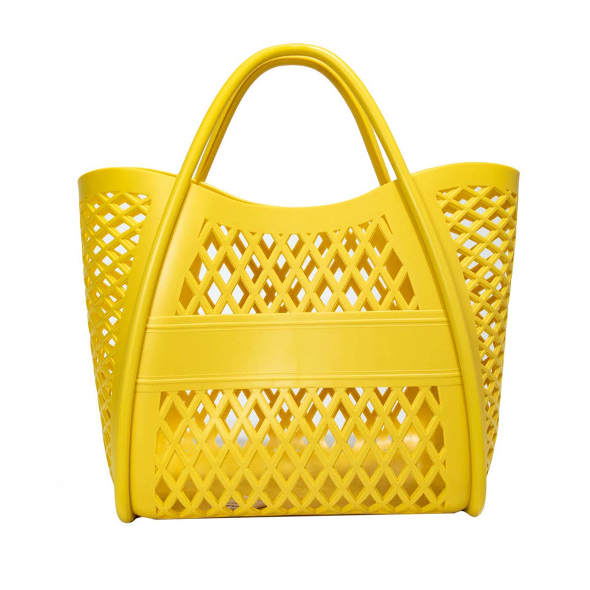 Large-capacity hand-held vegetable basket