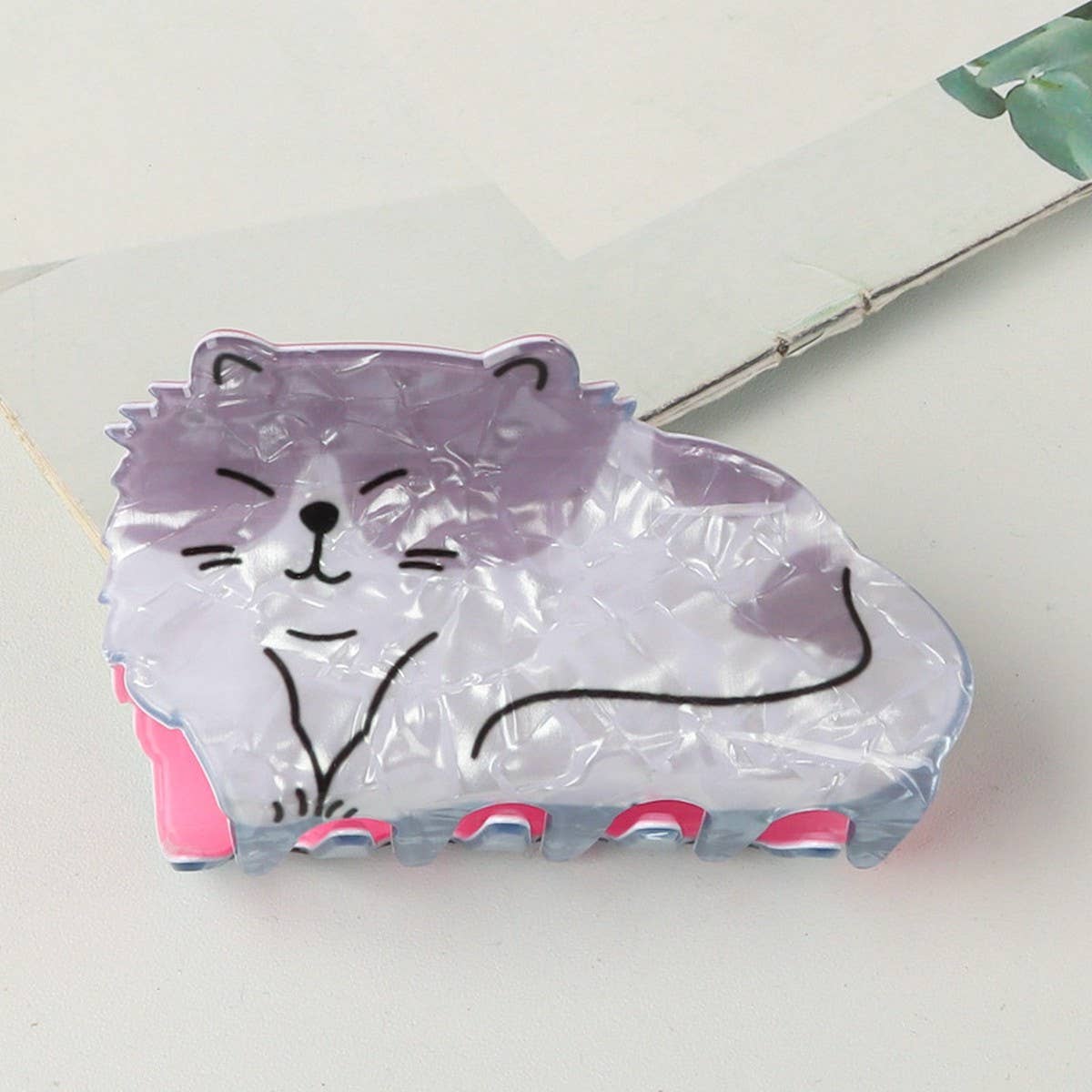 CWAHA1315_CUTE ANIMAL SERIES HAIR CLAW CLIP