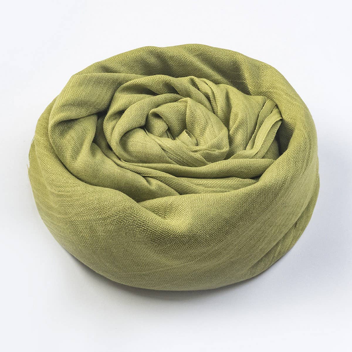 Solid Cotton Linen Scarf for Women Summer Sun Prot_CWASC1451