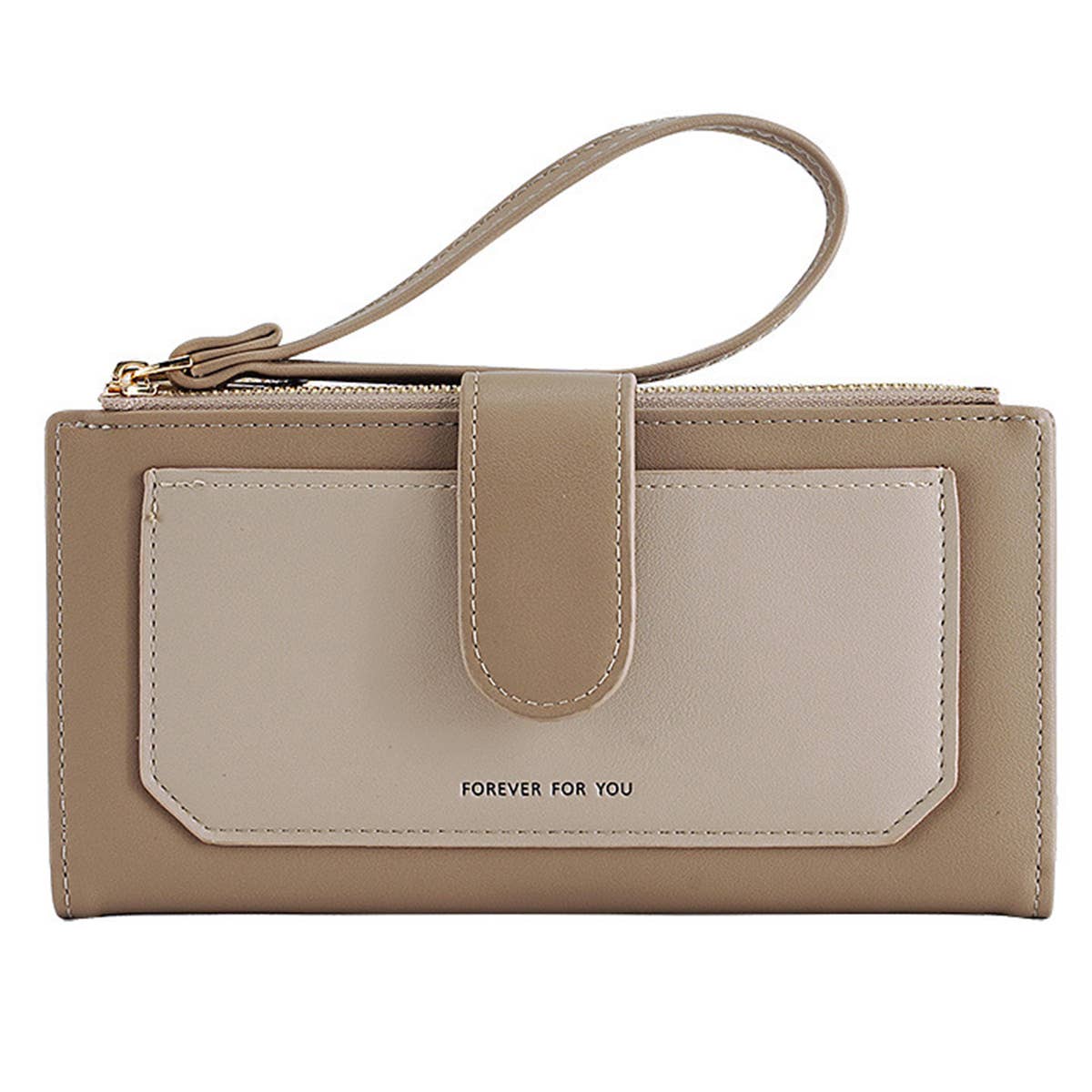 WOMEN FASHION MAGNETIC BUCKLE PRINTED WALLET_CWAB1255