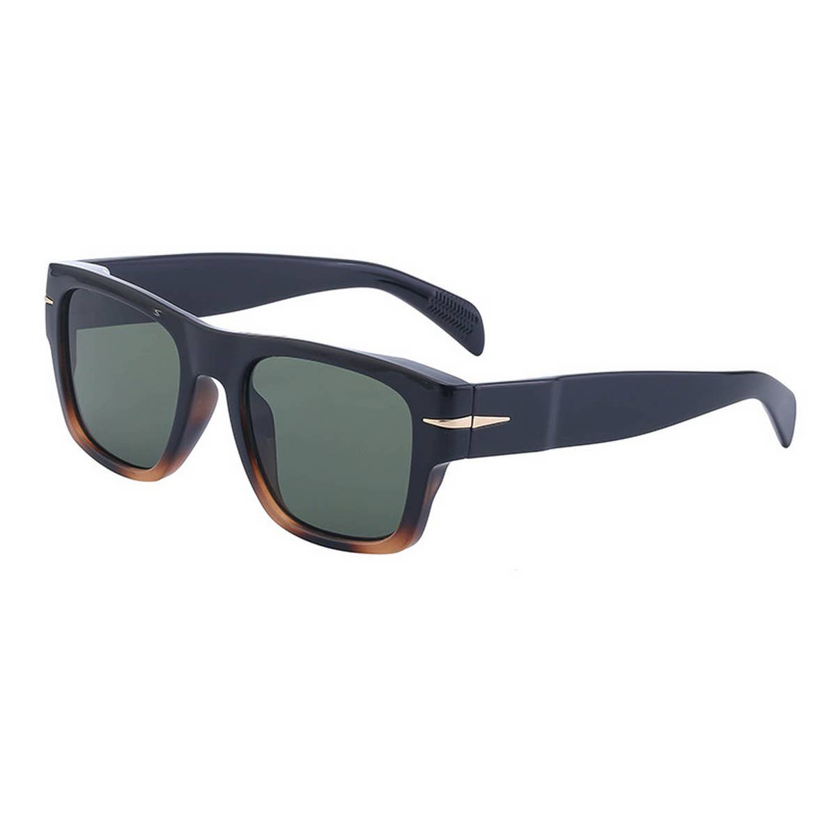 RETRO SUNGLASSES FASHION SQUARE FRAME SUNGLASSES