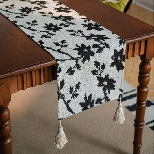 FLORAL FASHION CASUAL TASSEL TABLECLOTH
