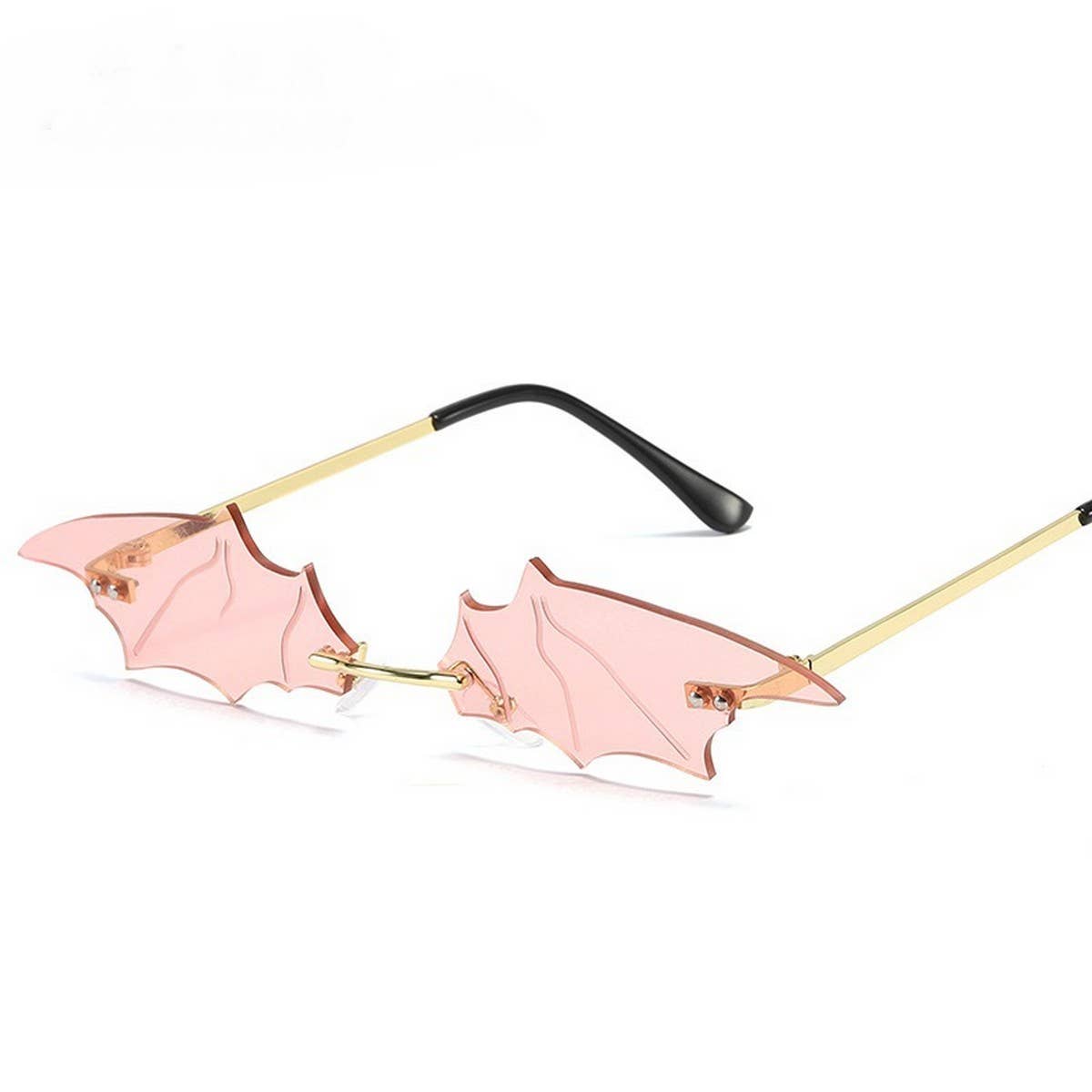 TRENDY FUNNY BAT SHAPE SUNGLASSES