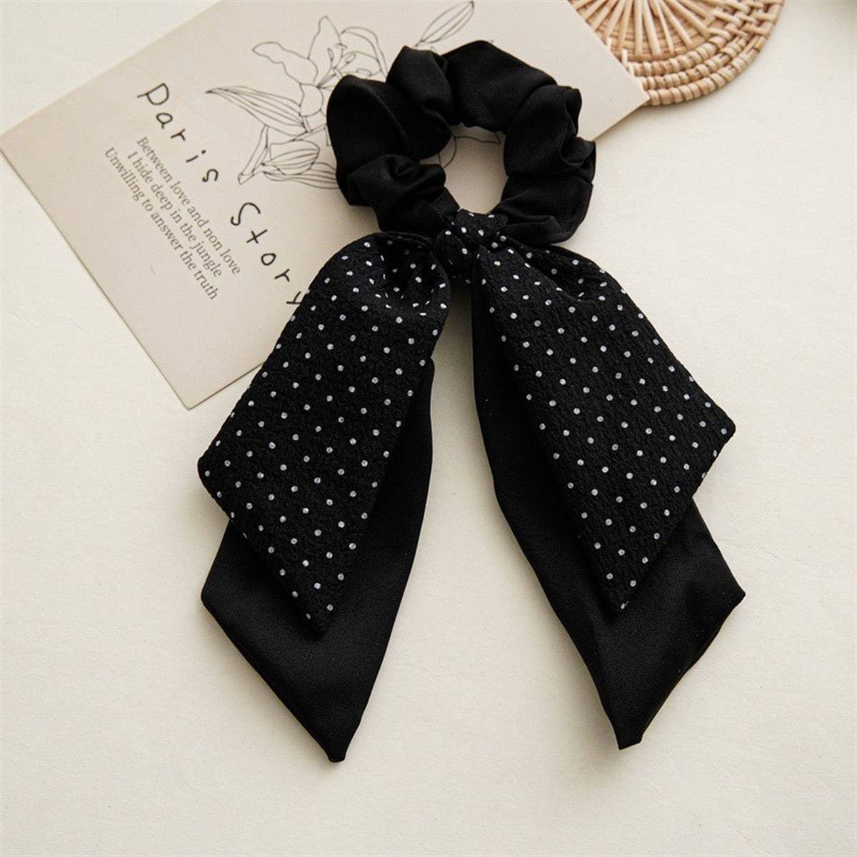 DOUBLELAYER RIBBON TASSEL HAIRBAND HAIRACCESSORIES