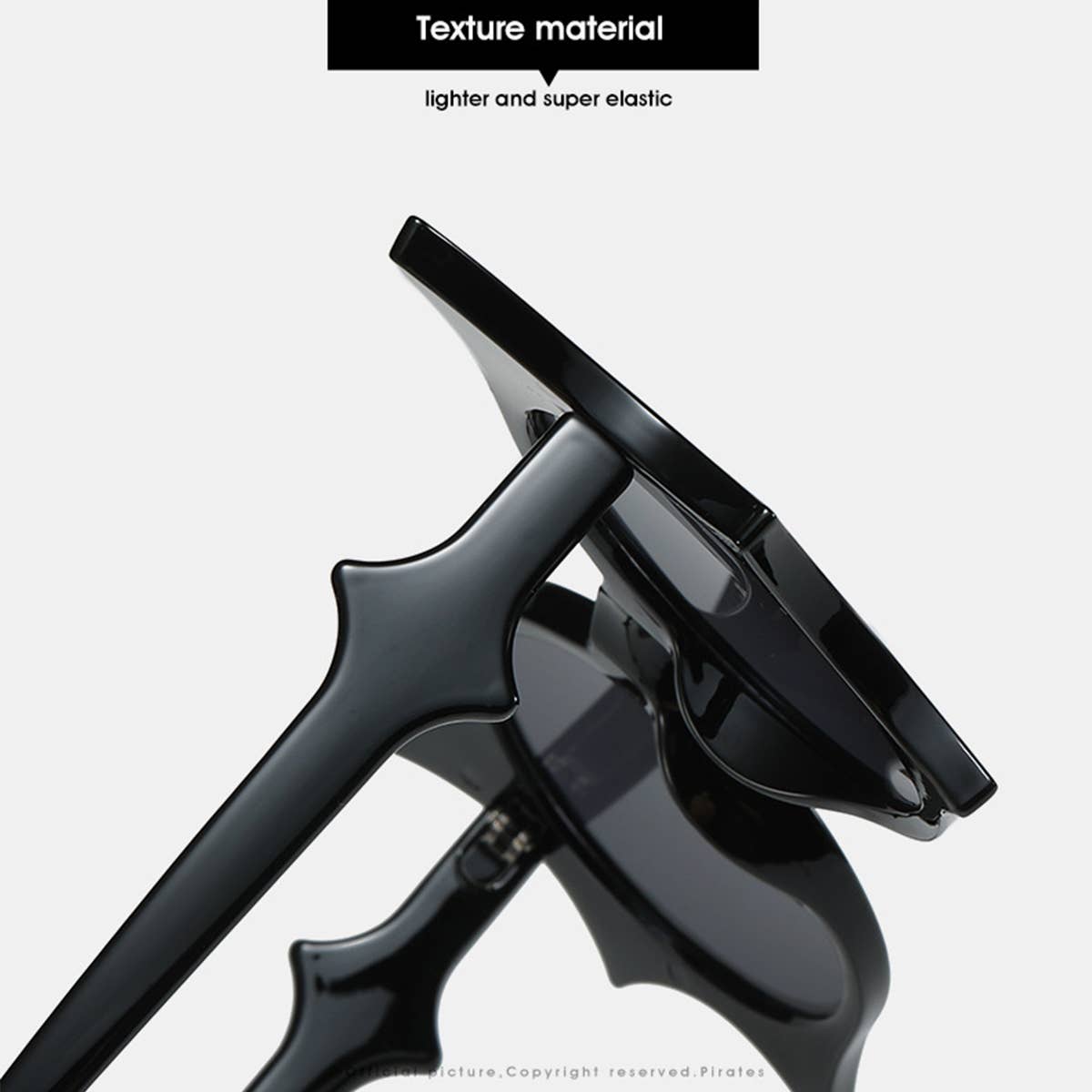 HIP HOP FUNNY BAT FASHION SUNGLASSES FOR WOMEN