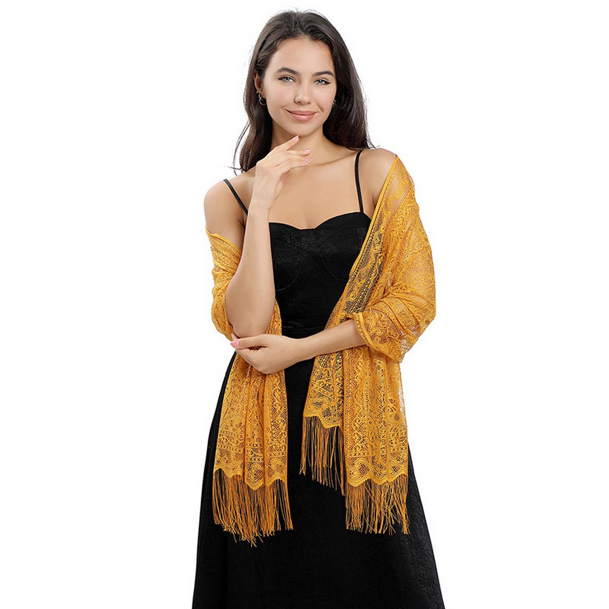 HOLLOW NEW STYLE MIN WHIRLWIND CASHEW SHAWL